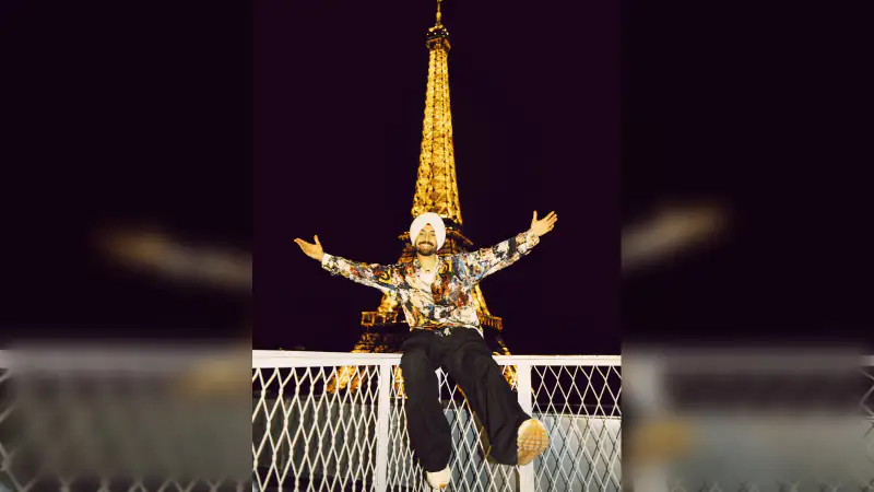 Diljit Dosanjh Brings Punjabi Vibes to Paris in Aura Tour