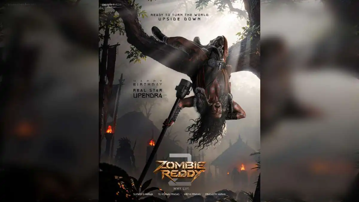 Upendra's First Look From 'Zombie Reddy2 NXT LVL' Out