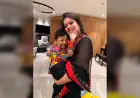 Kajol's Adorable Playtime With Ishita, Vatsal's Son Vaayu