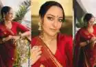 Sonakshi Sinha Wears Saree Gifted by Huma Qureshi