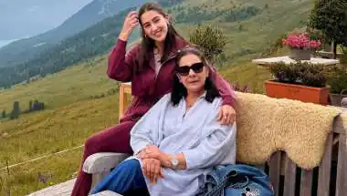 Sara Ali Khan's Switzerland Holiday: "Mommy & Mountain" Photos Go Viral