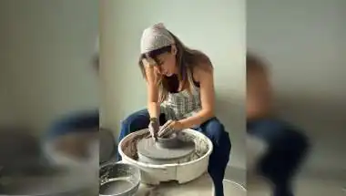 Kriti Sanon Tries Pottery Art, Crosses Off Bucket List