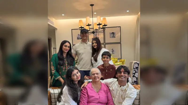 Aishwarya Rai Celebrates Rakhi With Brother Aditya, Aaradhya