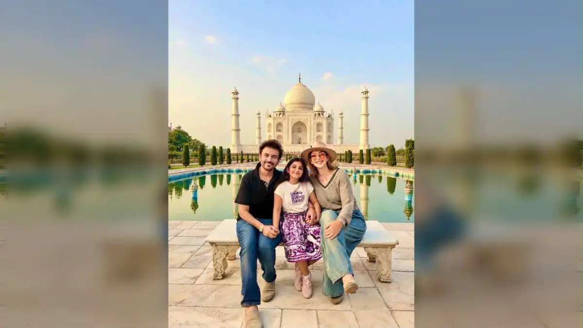 Adnan Sami Shares Family Photo From Taj Mahal, Agra