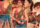 Sharvari’s Garba Look: Teal Patola Lehenga and Statement Jewels