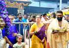 Rishab Shetty Visits Kollur Mookambika Temple on Dussehra