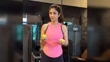 Shilpa Shetty's Ball Workout: Training Body and Brain Together
