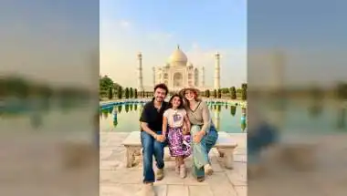 Adnan Sami Shares Family Photo From Taj Mahal, Agra