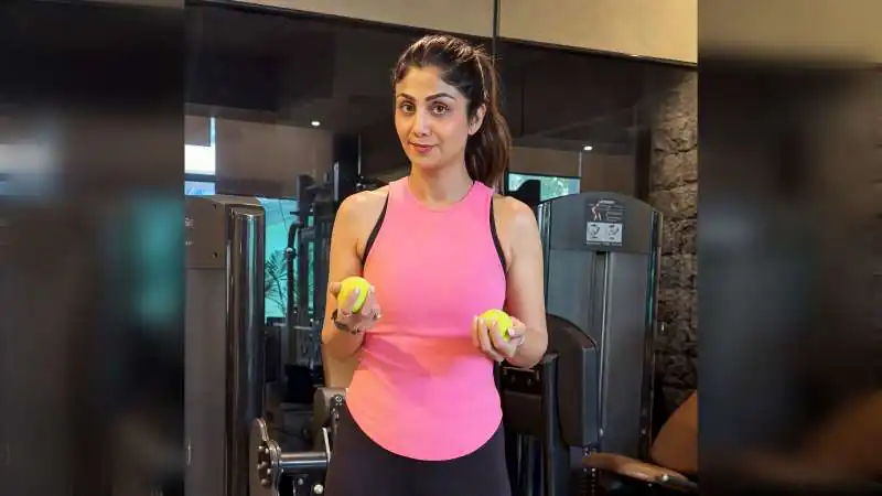 Shilpa Shetty's Ball Workout: Training Body and Brain Together