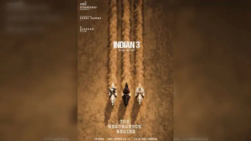 Indian 3 New Poster Out: Kamal Haasan's Senapathy Returns
